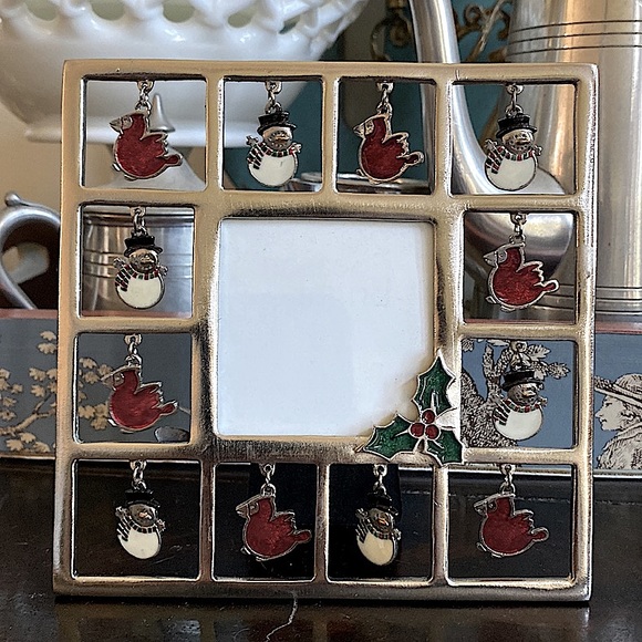 Unmarked Other - Christmas Charms Metal Frame